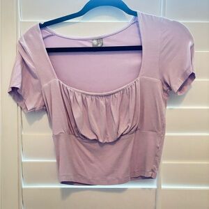 ASOS Lilac Crop Top